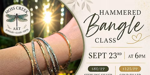 Hammered Bangle Bracelet Class