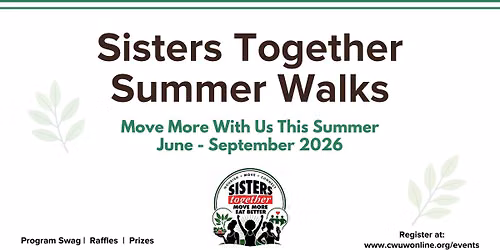 Sisters Together Summer Walks at Grassy Creek