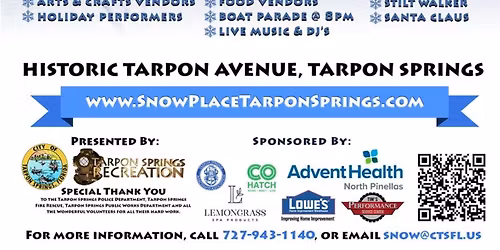 There's Snow Place Like Tarpon Springs!