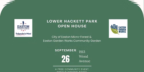 Lower Hackett Park Open House