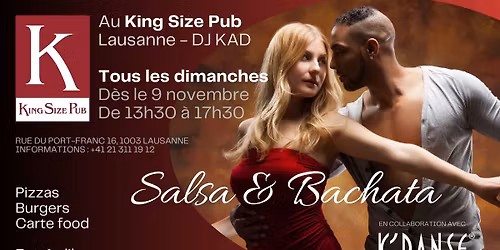 Apr\u00e8s-midi Salsa & Bachata au King Size Pub Lausanne