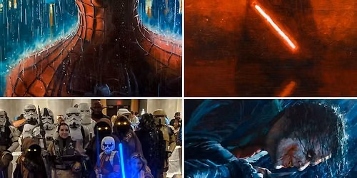 Artwork published for Free Star Wars, Marvel, DC, Anime & Disney Art & Cosplay Expo: Detroit