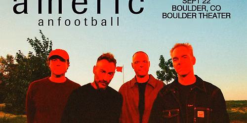 American Football with Circling Girl | Boulder Theater