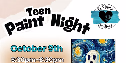October Teen Paint Night