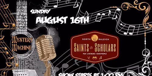 Mystery Machine Live at Saints and Scholars