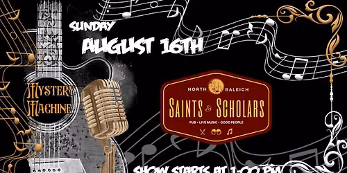 Mystery Machine Live at Saints and Scholars