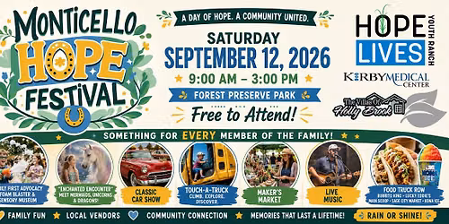 Monticello Hope Festival