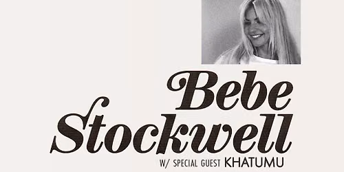 Bebe Stockwell w\/ Khatumu at Troubadour
