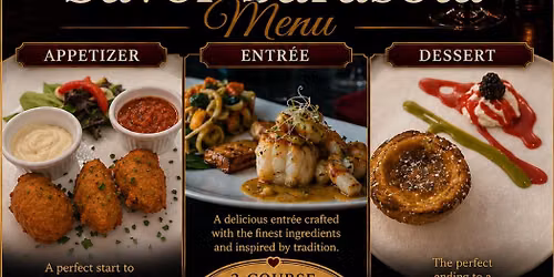 Savor Sarasota Menu 