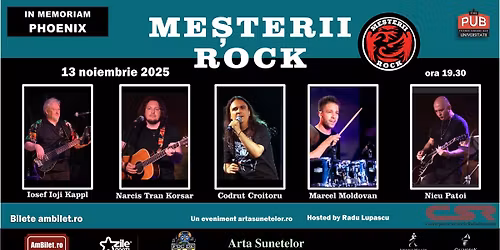 Me\u0219terii Rock @The Pub Universit\u0103\u021bii