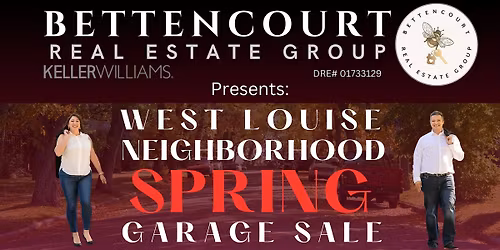 2026 West Louise Community Garage Sale sponsored by Bettencourt RE Group
