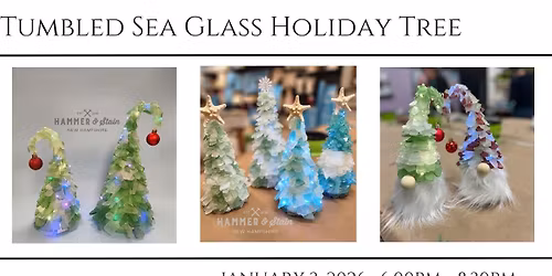 Tumble Sea Glass Holiday Tree