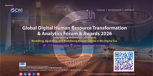 The 6th Global Digital Human Resource Transformation & Analytics Forum & Awards