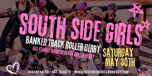 May 30th All Female Banked Track Roller Derby Game
