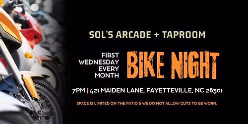 Bike Night @ Sol's Arcade + Taproom