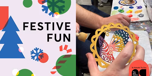 Festive Fun at The Arts Centre: Paint an Ornament with Paint & Sip