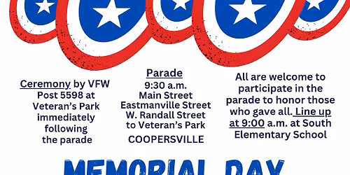 Memorial Day Parade - Coopersville
