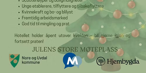 Romjulstreff - for deg som er glad i Nore og Uvdal