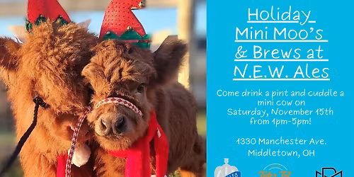 Holiday Mini Moos and Brews at NEW Ales with Tater Tot Madness