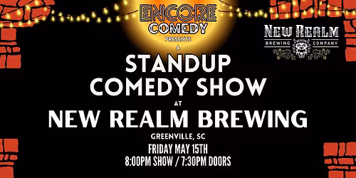 Standup Comedy at New Realm Brewing Co! (Greenville, SC)