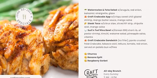 Craft Weekly Specials, Week of June 30th