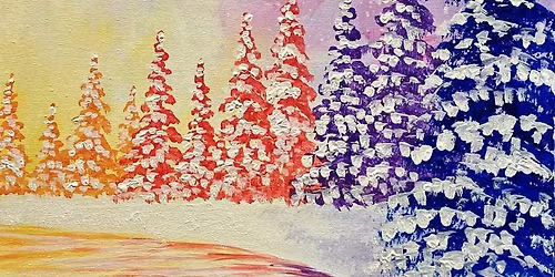 Prismatic Snowfall-Paint Party