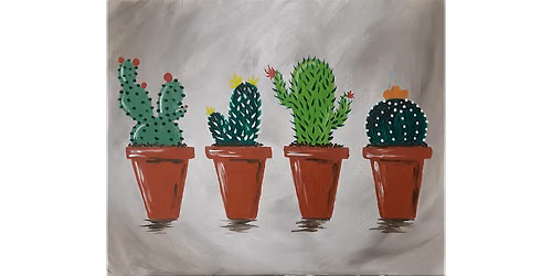 Prickly Bunch - Paint and Sip in Phoenix | Classpop!\u2122