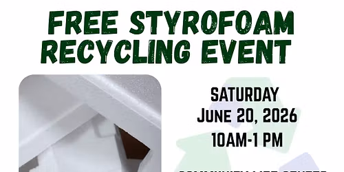 Styrofoam Recycling Collection 