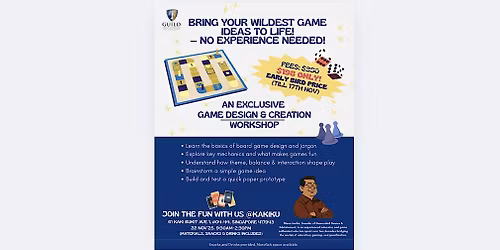 Game Design and Creation Workshop by Musa Jaafar
