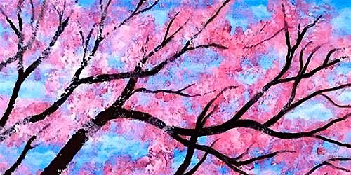 Beach Blossoms-Flos Rockford-Paint and Sip
