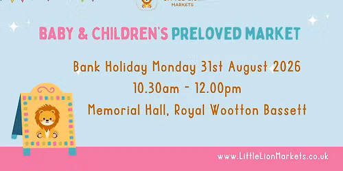 Baby & Children's Preloved Market - Little Lion Market