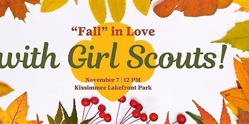 "Fall" in Love with Girl Scouts!
