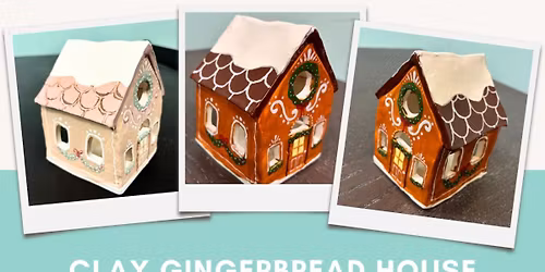Clay Gingerbread House