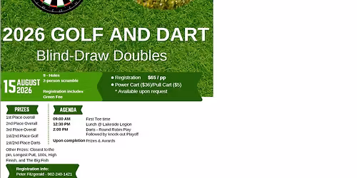 2026 Lakeside Annual Golf and Dart