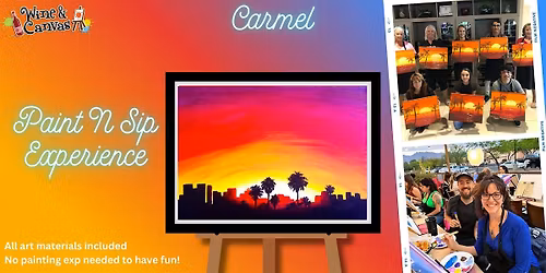 Carmel Paint and Sip Event \u2013 City Sunset
