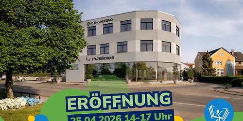Er\u00f6ffnung Stadtb\u00fccherei: "Tag der offenen T\u00fcr"