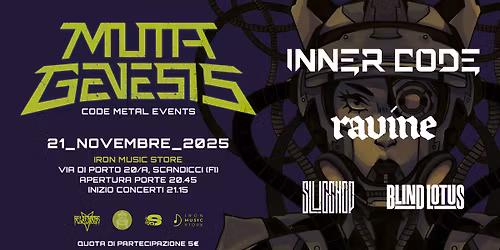 \ud83e\uddec MUTAGENESIS CODE METAL EVENTS \ud83e\uddec