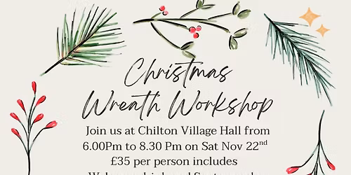 Christmas Wreath workshop