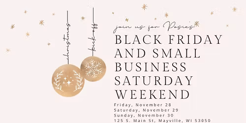 Posie x Small Business Weekend!