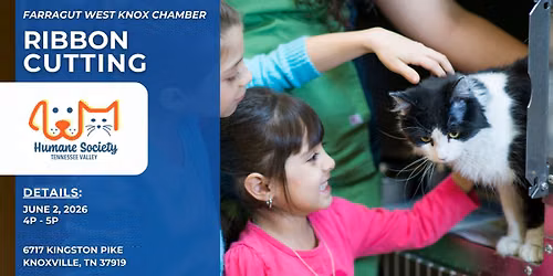 Ribbon Cutting with Humane Society Tennessee Valley - 140th Anniversary