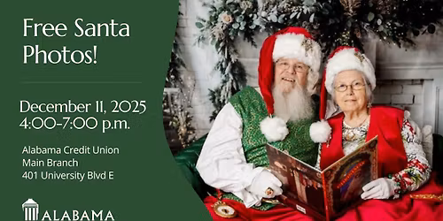 Free Santa Photos at the Main Branch!