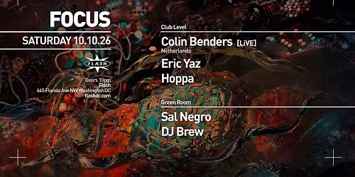 FOCUS: Colin Benders [LiVE]