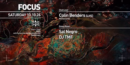 FOCUS: Colin Benders [LiVE]