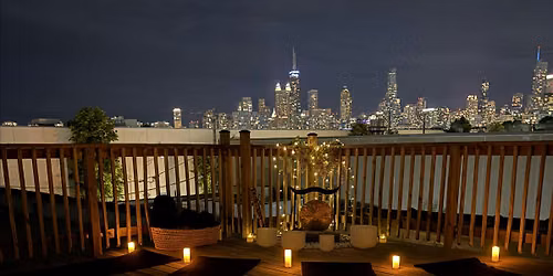 \u2728Candlelight Rooftop Full Moon Sound Bath Strawberry Moon