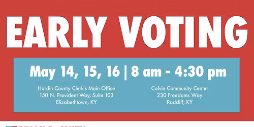 Early Primary Voting (Elizabethtown Location)