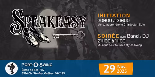 Soirée dansante Speakeasy