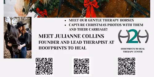 At Marker 48!! Christmas Pictures with Draft Horses and Carriage!