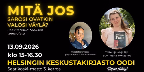 Kirjailijatapaaminen Oodissa: Viisauden Peili ja keskustelua erilaisuuden voimasta