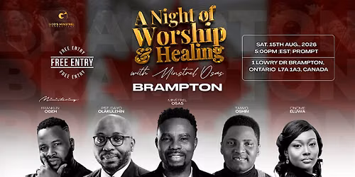 A Night of Worship & Healing with Minstrel Osas