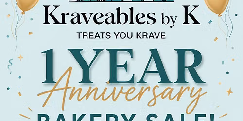 One Year Anniversary Garage Bake Sale